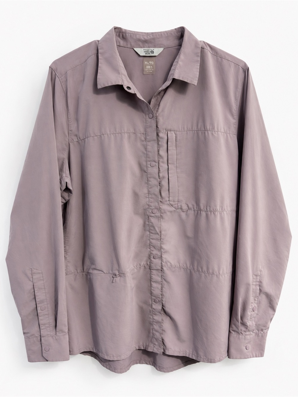 Mountain Hardwear Canyon Long Sleeve Button-Down Shirt Women’s XL Purple